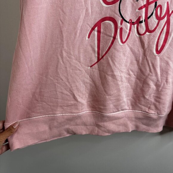 Wildfox Sweatshirt Womens Medium Pink Extra Dirty Martini Graphic Pullover Top - Picture 5 of 14